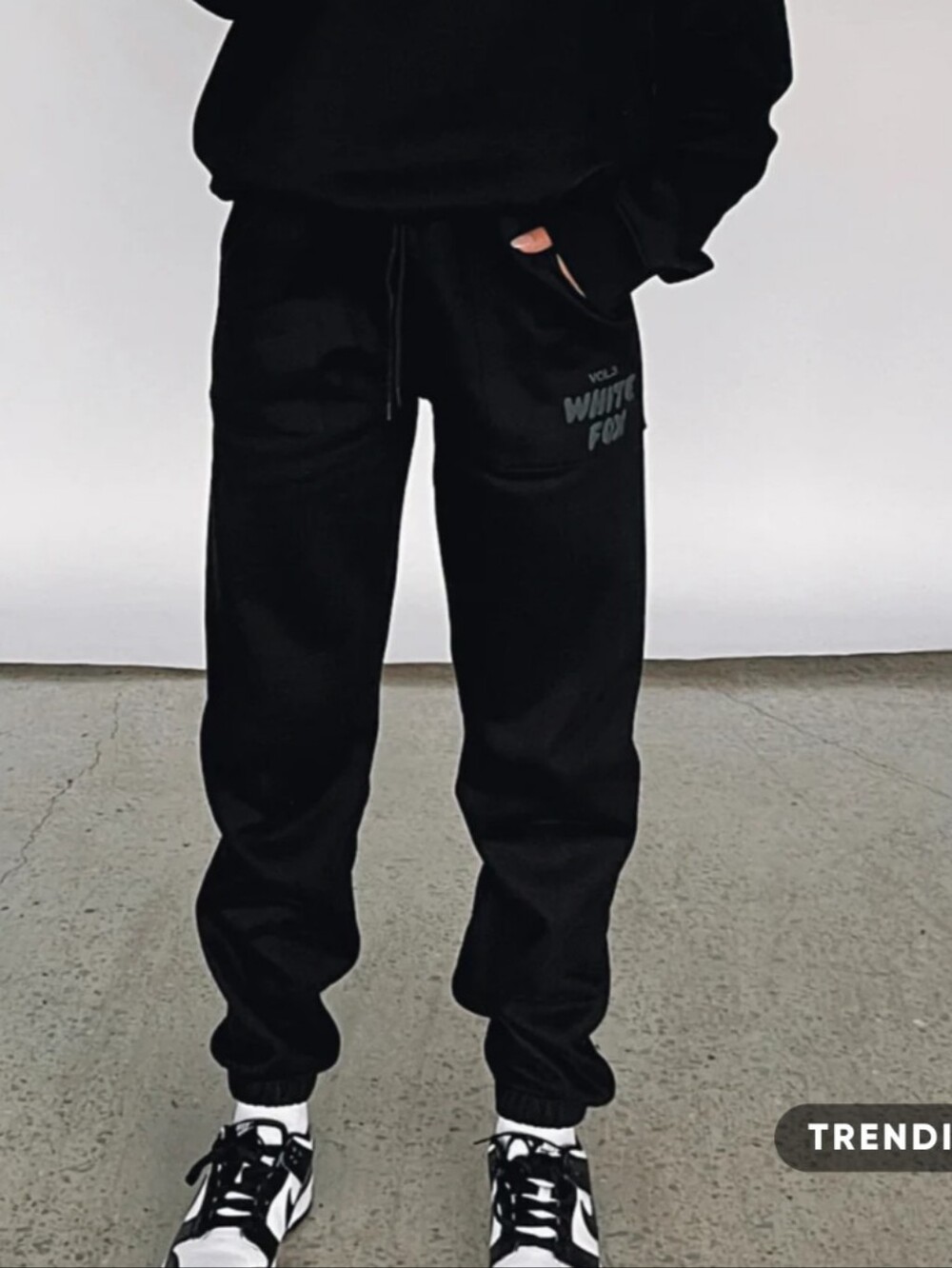 White Fox Vol. 3 Offstage Joggers Puff Logo Sweatpants